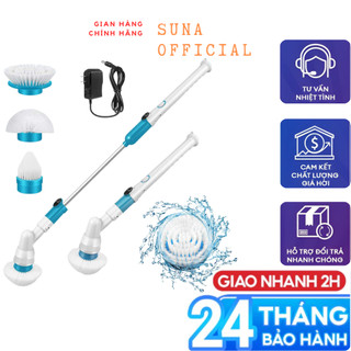 Chổi cọ nhà vệ sinh, chổi cọ bồn cầu, chổi cọ vệ sinh không dây đa năng SUNA xạc pin 4000 mAh