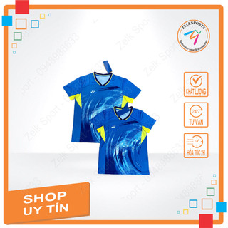 Áo cầu lông yonex 4019 xanh
