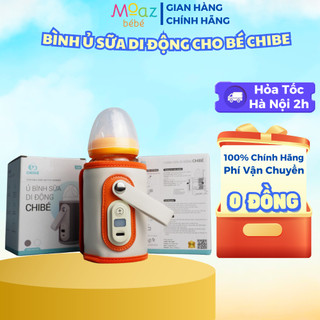 Bình ủ sữa di động cho bé CHIBE điều chỉnh 5 cấp độ nhiệt, chính hãng, bảo hành 12 tháng