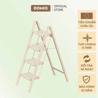 Thang gấp gọn DOMIO thang chữ A T-H013 cao cấp (Kem)