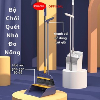 Chổi Quét Nhà Kimchi Kèm Hốt Rác Chắc Chắn Xoay 180 Độ