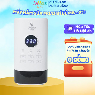 Máy hâm sữa thông minh siêu tốc Moaz BéBé MB – 033 Có 3 chế độ hâm sữa: Nhanh, thường, rã đông, bảo hchins12 tháng