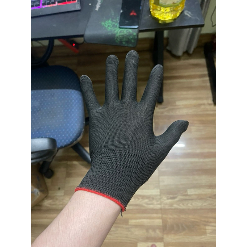 Găng Tay Bảo Hộ Lao Động Sợi Trắng - Găng Tay Sợi Len - Găng tay lao động - Găng tay làm vườn - Loại không phủ PU ko