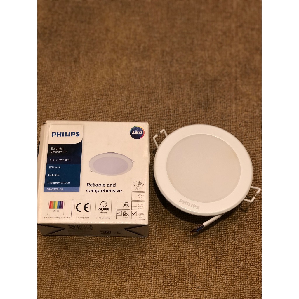 Đèn Âm Trần Philips DN027B 7W Lỗ Khoét D90 - Ánh Sáng Trắng/Vàng/Trung Tính