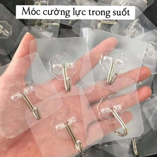 Sỉ 330 đ - combo 10 móc dán tường siêu dính siêu bền- 10 cái