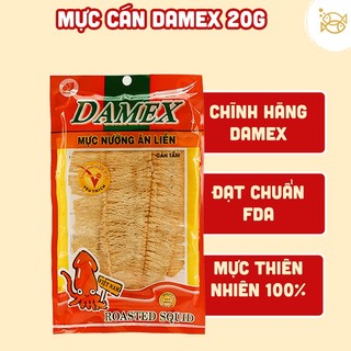 Mực nướng cán tẩm Damex 20g ăn liền