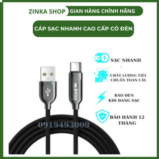 Dây sạc Usb To Tyc BWOO Chính hãng cho các dòng máy samsung oppo xiaomi huwei...BH 12 Tháng ZINKA