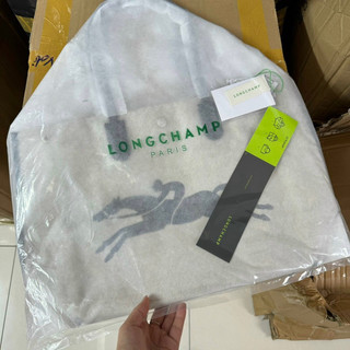 (MS380X) Túi longchamp tote size lớn vải bố