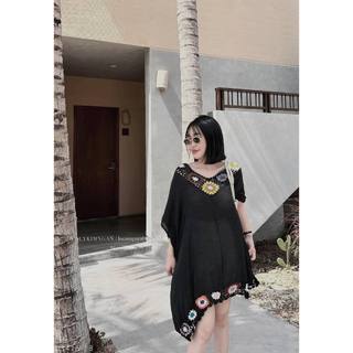 Váy len hoa nhiều màu TL