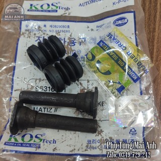 Bộ ắc / chốt phanh trước liền cao su deawoo matiz , spark - 96316581/ giá 1 bịch