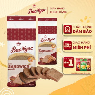 [1-5 Túi] Bánh Sandwich Gạo Lứt Bảo Ngọc Healthy Dành Cho Người Giảm Cân, Eat Clean, Tập Gym (215g)