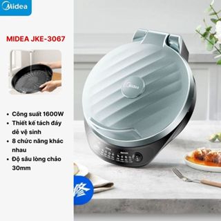 [2024] Chảo nướng điện tách đáy Midea - JKC30T71, công suất 1600W mặt chảo chống dính dày dặn, tốc độ tỏa nhiệt cực suất