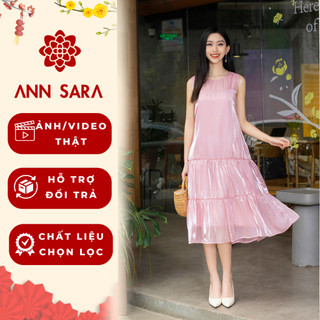 Đầm/váy nữ dáng dài suông nhẹ nhàng sát nách cổ tròn nhiều màu đẹp nhẹ nhàng ANN SARA