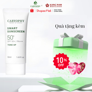 Kem Chống Nắng Ngừa Mụn Nâng Tông Caryophy Smart Sunscreen Tone Up SPF50+ / PA+++ 50ml Hàn Quốc