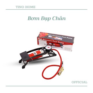 Bơm Đạp Chân Mini 1 Piston Đa Năng Bơm Xe Đạp, Xe Máy, Ô Tô, Bơm Phao, Bóng Dễ Dàng Tiện Lợi Sử Dụng (GVQ Store)