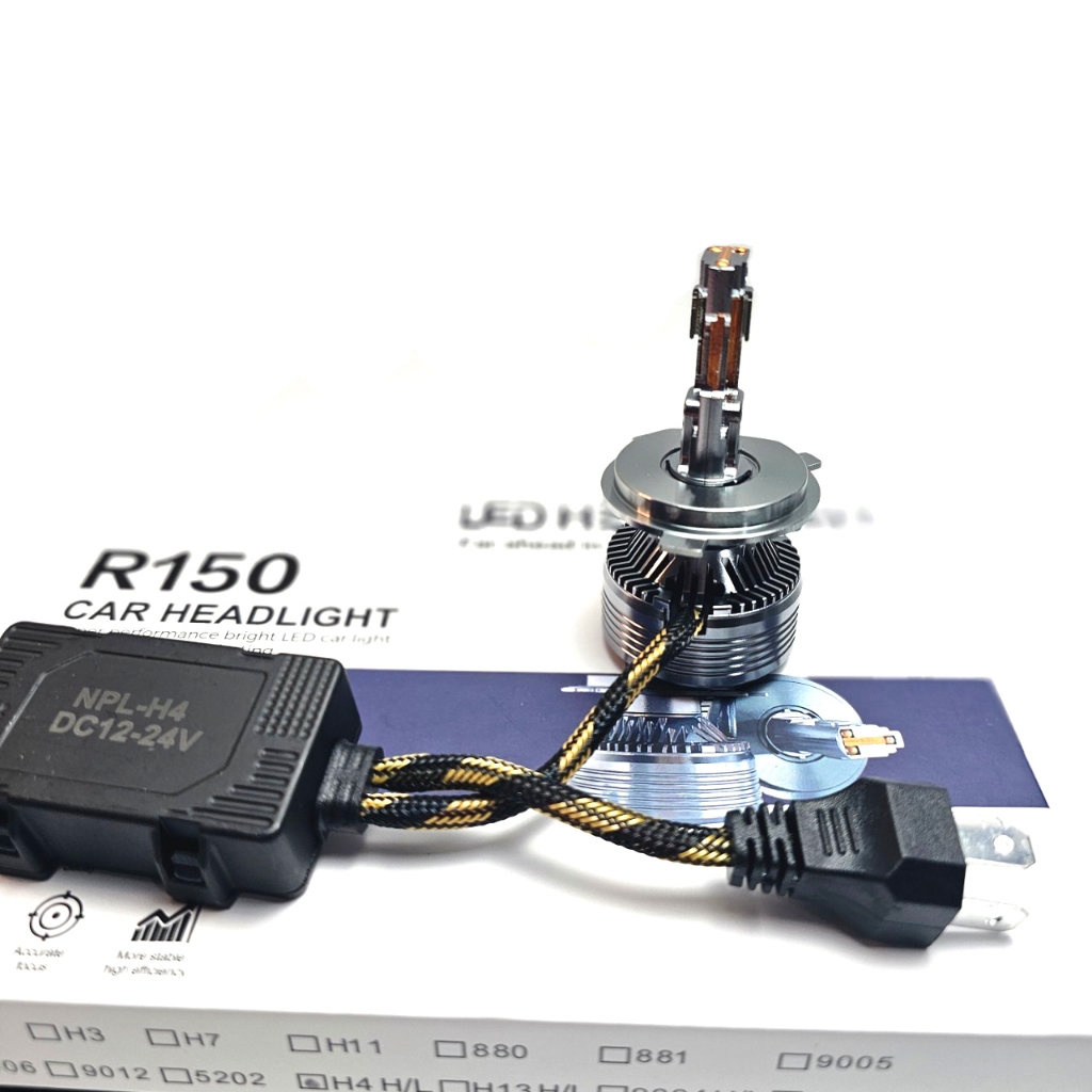 Cặp Đèn Pha LED 12000LM H4 6000K 8000K 160W Chất LượngCao Cho oto Xe Máy