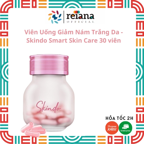 Viên Uống Giảm Nám Trắng Da - Skindo Smart Skin Care 30 viên