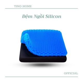 Đệm Ngồi Silicon 3D Thoáng Khí Cấu Trúc Tổ Ong Ngồi Ô Tô Văn Phòng (TVQ Store)