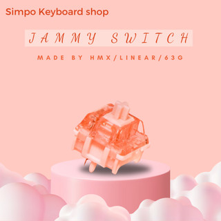 Hmx jammy switch | linear 5 pin | lực nhấn 63g | âm trầm | mua 70 sw tặng hộp