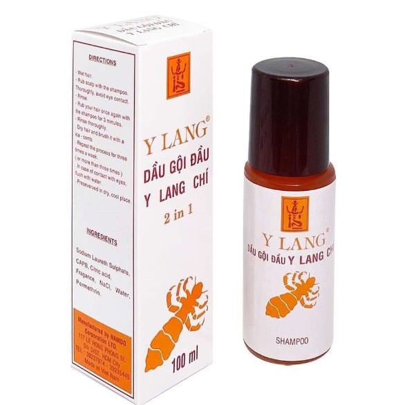 Dầu Gội Chí (Chấy) Y Lang 100ml