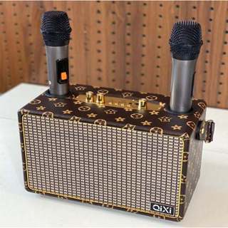 Loa Bluetooth Karaoke Qixi SK2036 Âm Thanh Siêu Đỉnh Bản Cao Cấp Nhất Tặng Mic Không Dây Hát Karaoke-Linkeetech