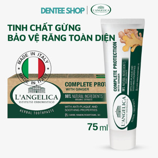 Kem đánh răng thảo dược L'Angelica Complete Protection vị gừng hữu cơ