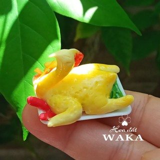Gà Luộc Nguyên Con Mini 01- Mô hình 1/12