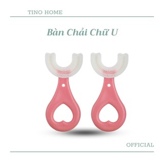 Bàn Chải Đánh Răng Chữ U Lông Mềm Silicon Cho Bé Tiện Lợi (TVQ Store)