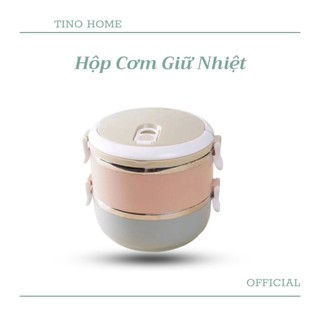 Hộp Cơm Giữ Nhiệt 2 Tầng Inox Tiện Lợi Cho Dân Văn Phòng (TVQ Store)