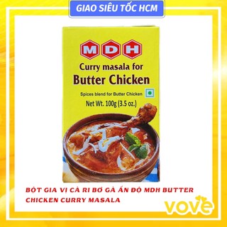 Bột gia vị cà ri bơ Gà Ấn Độ MDH Butter chicken Curry Masala 100gr