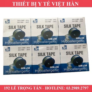 Băng dính y tế lụa an phú - 1 cuộn/hộp