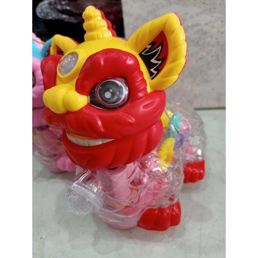 Lồng đèn trung thu kỳ lân có nhạc và di chuyển, đồ chơi rước đèn cho bé