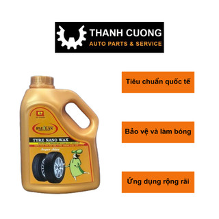 Dung dịch Polish Wax Pallas đánh bóng vỏ xe, lốp xe can 1.5 lít - CS0000063