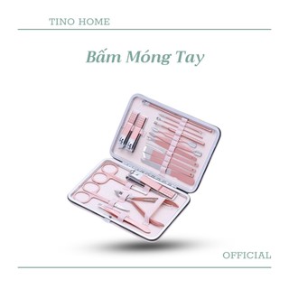 Bộ Bấm Móng Tay 18 Món Thiết Kế Nhỏ Gọn Bằng Thép Không Gỉ Tiện Lợi Sử Dụng (TVQ Store)