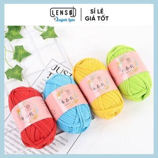 Sợi vải nhẹ cao cấp 100gr, len sợi đan móc DIY - Tiệm nhà Lam