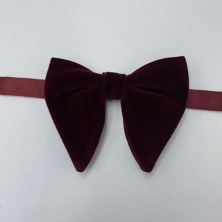 7 + Mẫu nơ tuxedo bướm vải nhung dài 12 cm x rộng 10 cm sang trọng, quý phái phù hợp đi tiệc