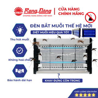  Đèn bắt muỗi Rạng Đông máy thu hút côn trùng thông minh treo tường UV MODEL DBM02 