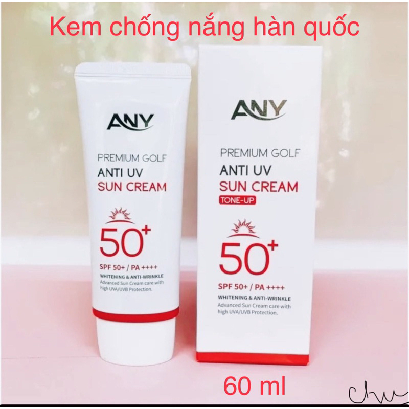 Kem chống nắng ANY hàn quốc 60ml ( chính hãng)