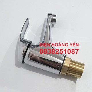 Lavabo nóng lạnh đồng thau cao cấp