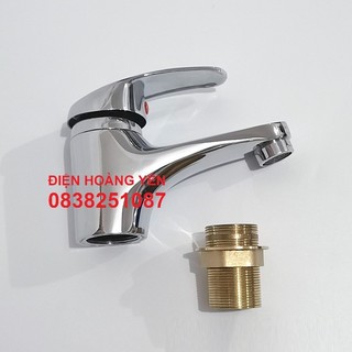 Lavabo nóng lạnh đồng thau cao cấp