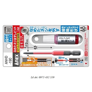 Mũi tháo vít gỉ anex anhd-190