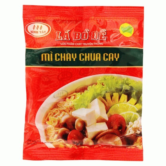 Mì chay chua cay 65g (Thùng 30 gói)