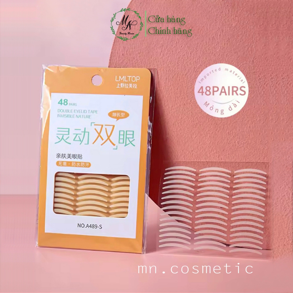 Miếng Dán Kích Mí Dạng Lưới LMLTOP (48 miếng)