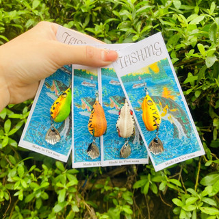  Mồi Giả Câu Cá Nhái Hơi Chàng Hiu Câu Lure Lưỡi Titan Siêu Chắc Bén MG-19 