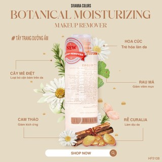 Nước tẩy trang chiết xuất thảo mộc Sivanna Colors Botanical Moisturizing Makeup Remover HF5108 160g
