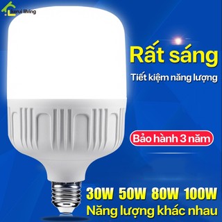 Bóng đèn led gắn chuôi trụ BUNA, bóng đèn ánh sáng trắng cực mịn, bóng đèn led trụ công suất lớn