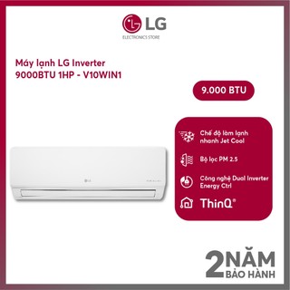 Máy lạnh LG Inverter 9000BTU 1HP V10WIN1