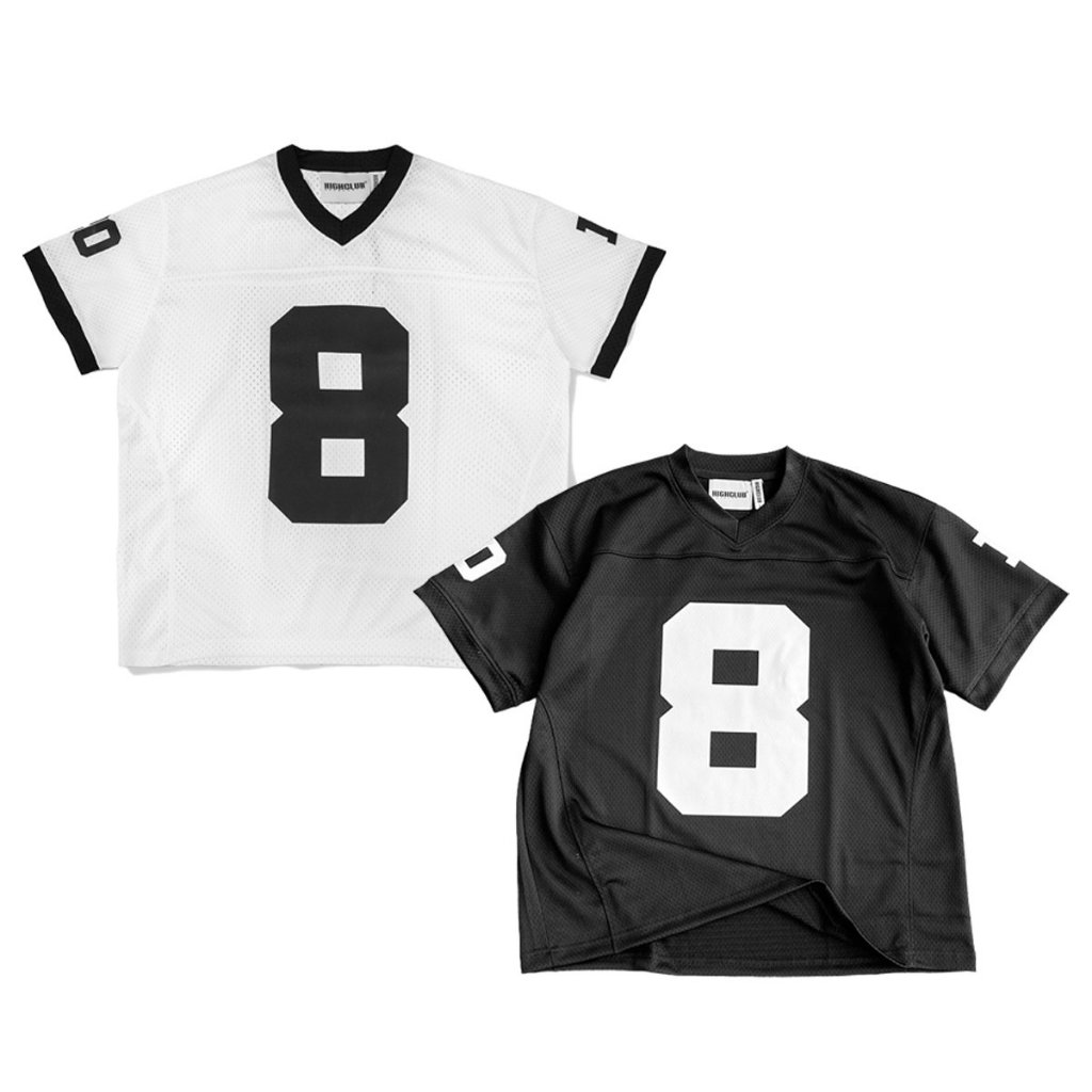 Áo ĐÁ BANH HIGHCLUB JERSEY 8 form OVERSIZE thể thao - UNISEX - HIGHCLUB Chính hãng