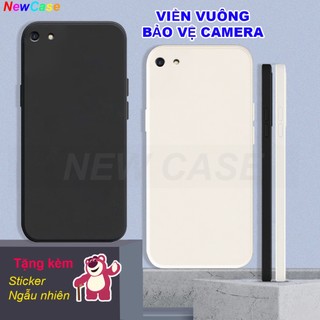 Ốp lưng oppo f1s / f3 / f3 lite / f3 plus / r9s plus tpu viền vuông bảo vệ camera,tặng miếng dán sticker