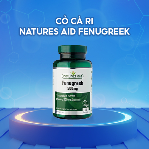 Cỏ cà ri Natures Aid Fenugreek cho mẹ sau sinh của Anh